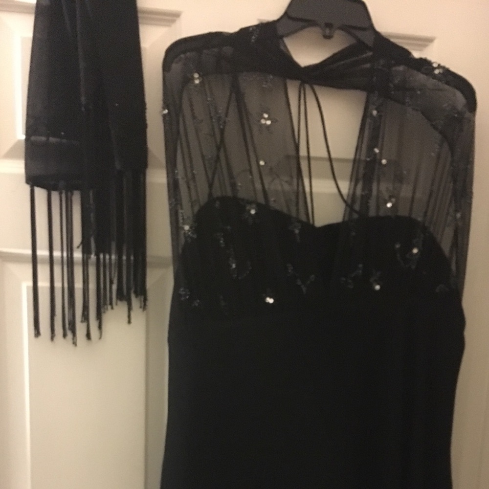 Black sleeveless Cocktail dress.  Size 22W